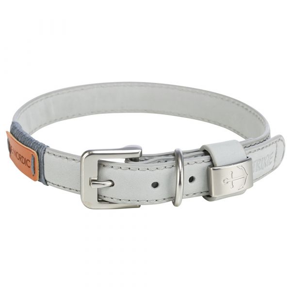 Trixie Coleira Be Nordic Cães Pele Cinza Claro 50 cm/25 mm