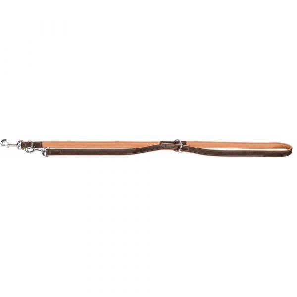 Trixie Trela Ajustável Active Comfort Pele Castanho 2 m/25 mm