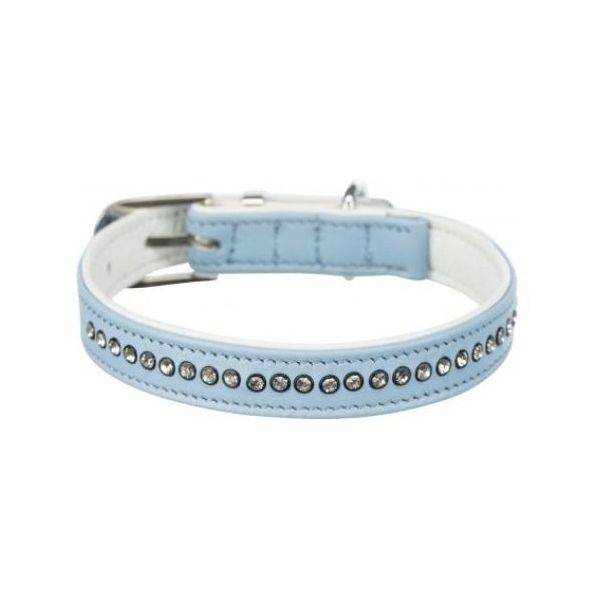 Trixie Coleira Conforto Activo Glitter Azul Claro 20-24cm x 12mm