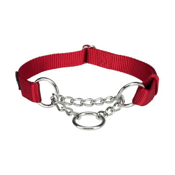 Trixie Coleira Educação Nylon Novo Premium Vermelho 45-70cm x 25mm