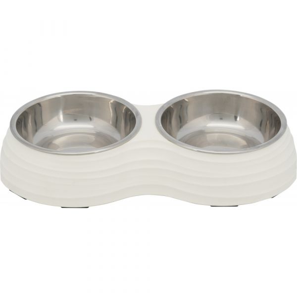 Trixie Comedouro Dupla Melamina Cães 2 x 400 ml