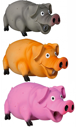 Trixie Brinquedo Cão Porco em Latex Cores Sortidas