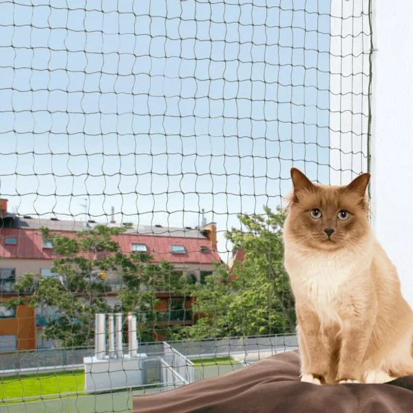 Trixie Rede de Proteção Reforçada para Gatos Verde 6x3mt
