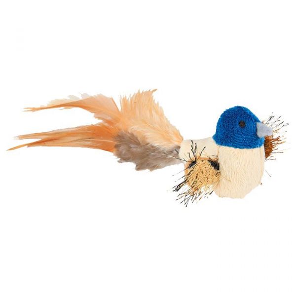 Trixie Brinquedo Gato Pássaro em Peluche Penas