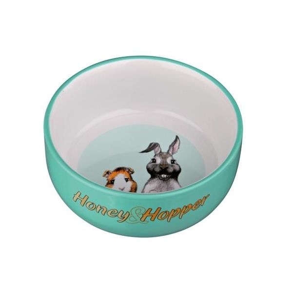 Trixie Comedouro em Cerâmica Honey & Hopper 250ml / 11cm - 60808