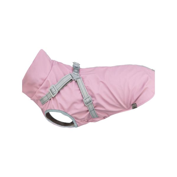 Trixie Casaco para Cães Pontis Rain Harness Rosa 36 cm