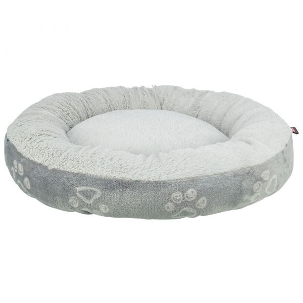 Trixie Cama Redonda Jimmy Soft Ø70 Cm (Cinzento Claro)