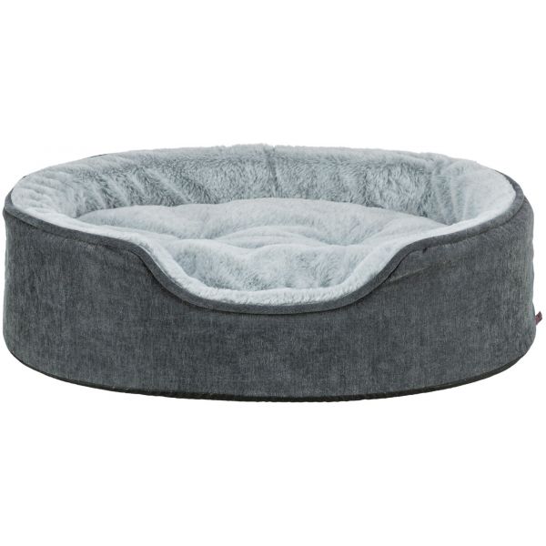 Trixie Cama Ortopédica Vital Lino Soft Cinzento e Cinzento Claro 83 x 67 cm