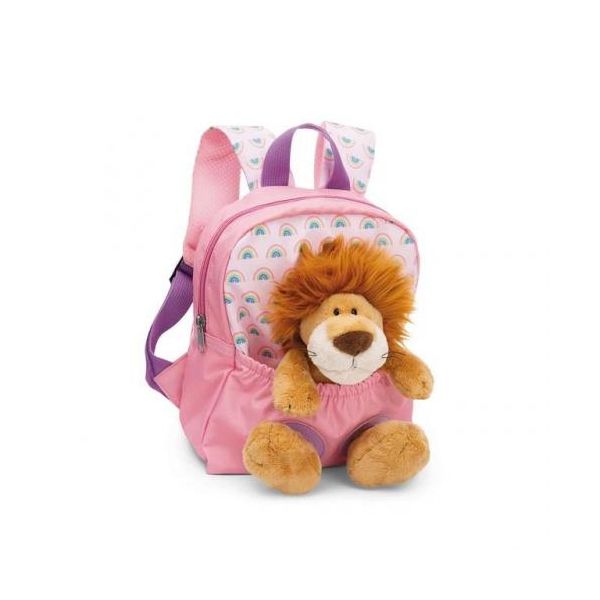 Nici Mochila Rosa Leão