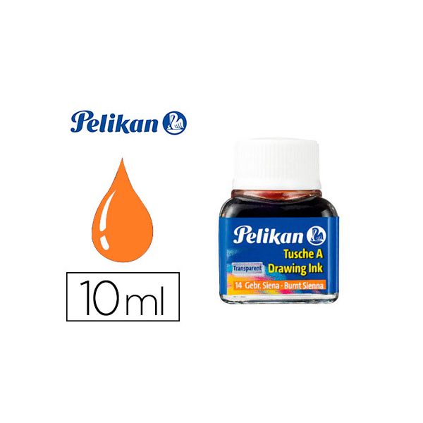 Pelikan Tinta da China 10ml Nº 14 Siena Tostada - 90203