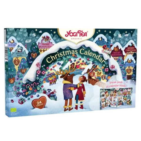 Yogi Tea Calendário do Advento Natal 2025 - Edição Limitada Coffret