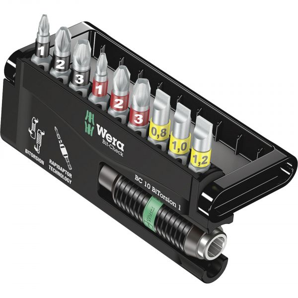 Wera 10 Bitorsion 1 Bit-check - 05056374001