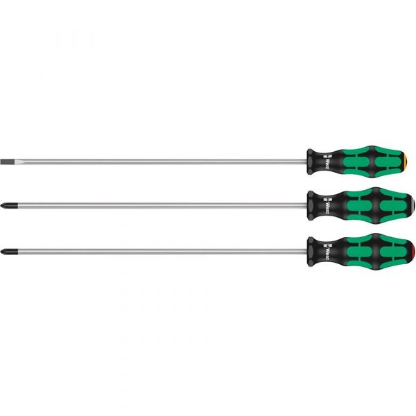 Wera 335/350/355/3 Plus Screwdriver Kit Prateado