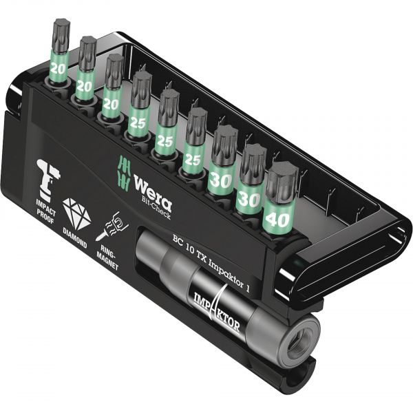Wera 10 Tx Impaktor 1 Bit-check - 05057688001