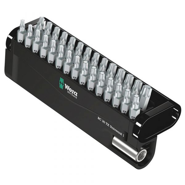 Wera Pontas Bc Tx Universal 1 30 Peças Preto,Prateado