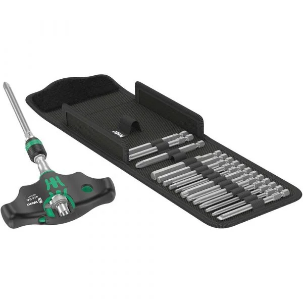 Wera 400 Ra 1 Screwdriver With Bits Prateado