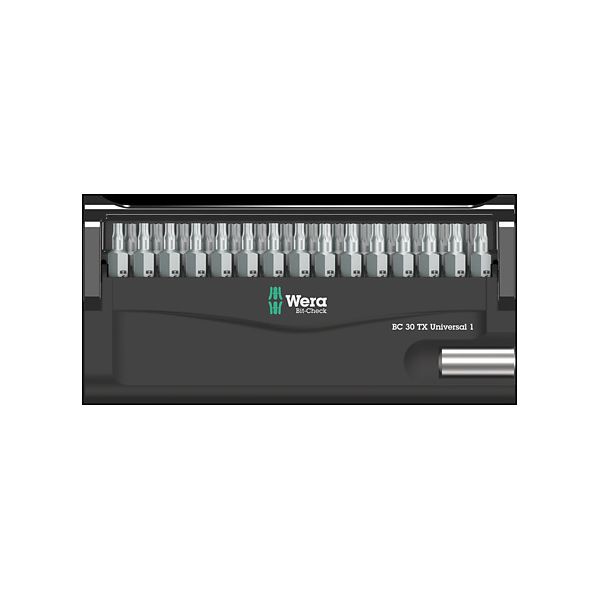 Wera Conjunto de Pontas para Chave de Fenda Bit-Check 30 TX Universal 1 SB 30 Unidades