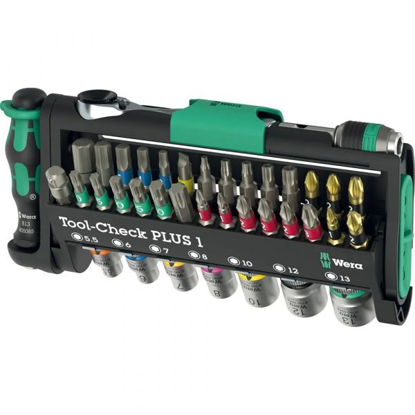 Wera Jogo de Ferramentas Tool-Check Plus 1, 39 peças, Preto