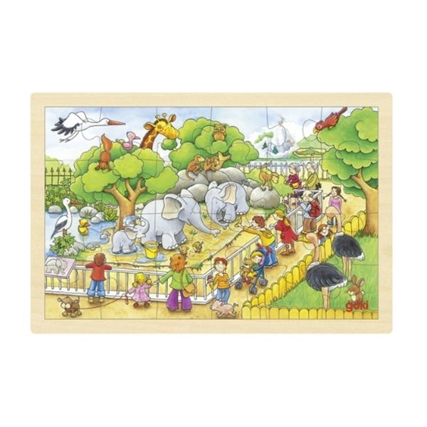 Goki Puzzle Visita Ao Zoo - 57808