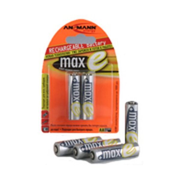 Pilha Recarregável 1x4 Ansmann maxE NiMH Mignon AA 2100 mAh - 5035052