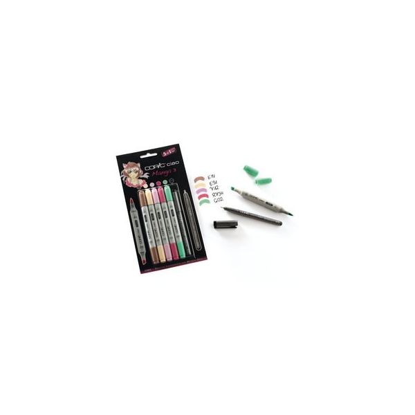 Copic Ciao Pack 5+1 Manga 3