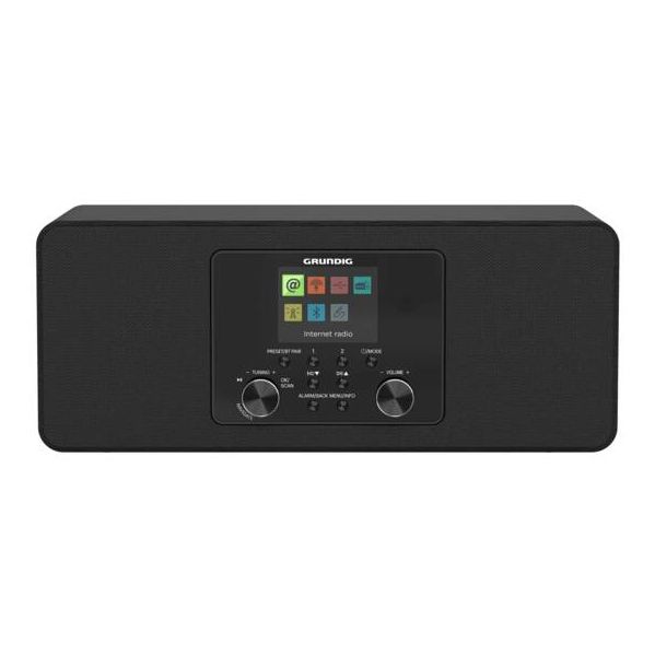 Grundig Rádio Digital DTR 5100 DAB+ Web Portátil com Ecrã a Cores 2.4" e Bluetooth, Preto