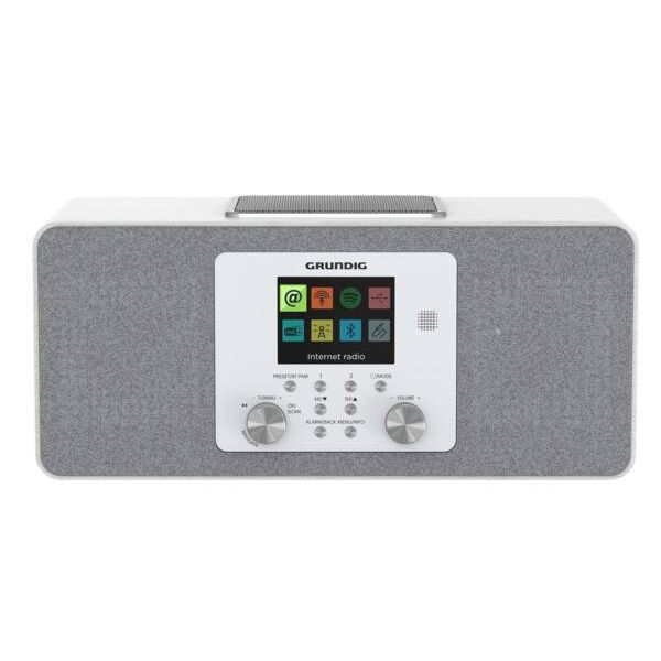 Grundig Rádio DTR 6100 2.1 DAB Portátil Analógico e Digital Internet Branco