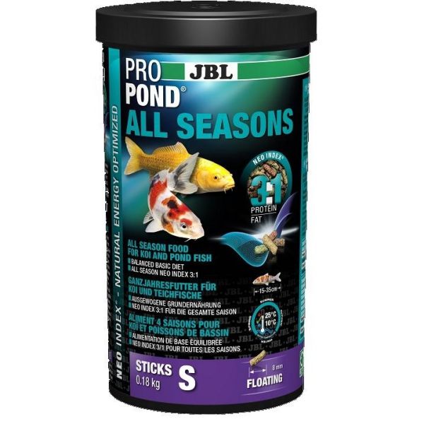 JBL Alimento Peixe ProPond All Seasons S 180g