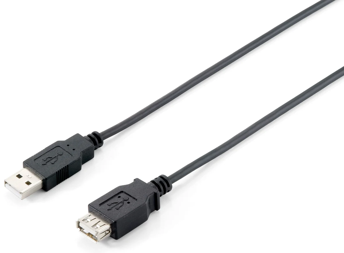 Equip 128851 cabo USB 3 m USB 2.0 USB A Preto