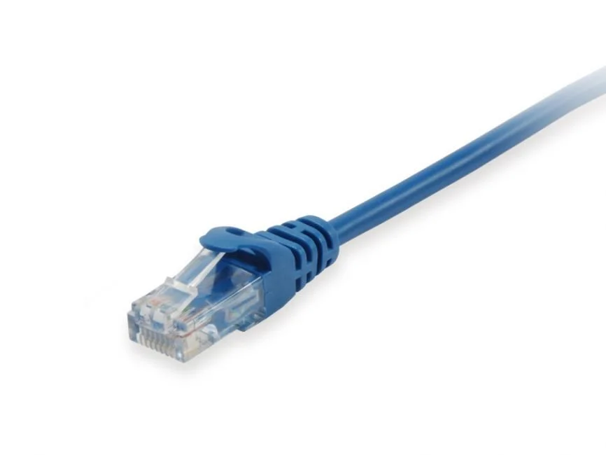 Cabo de Rede EQUIP RJ45 Cat.6 U/UTP 0,25m Azul
