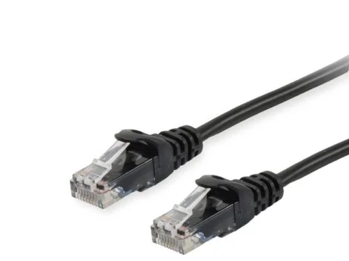 Cabo de Rede RJ45 Equip Cat.6 UTP Preto 10M