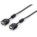 Equip 118814 cabo VGA 10 m VGA (D-Sub) Preto
