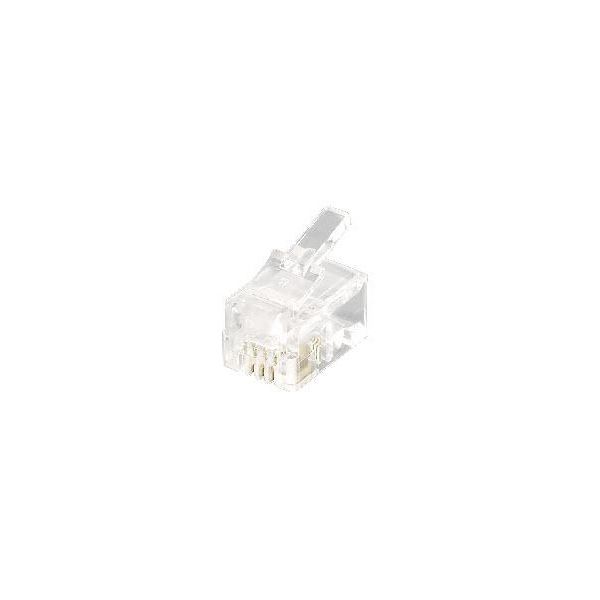 Equip 121111 Kit Conectores RJ11 4P4C Transparente