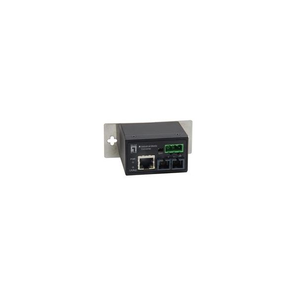 Level One Media Converter 10/100mbps Industrial Mini Rj-45 100mbps St Mm 2km - 555535