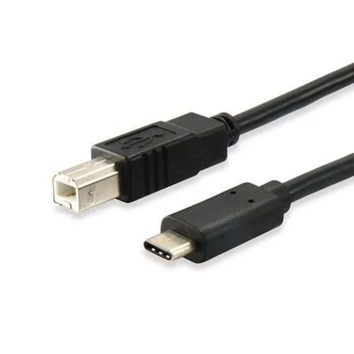 Equip 12888207 cabo USB 1 m USB 2.0 USB B USB C Preto