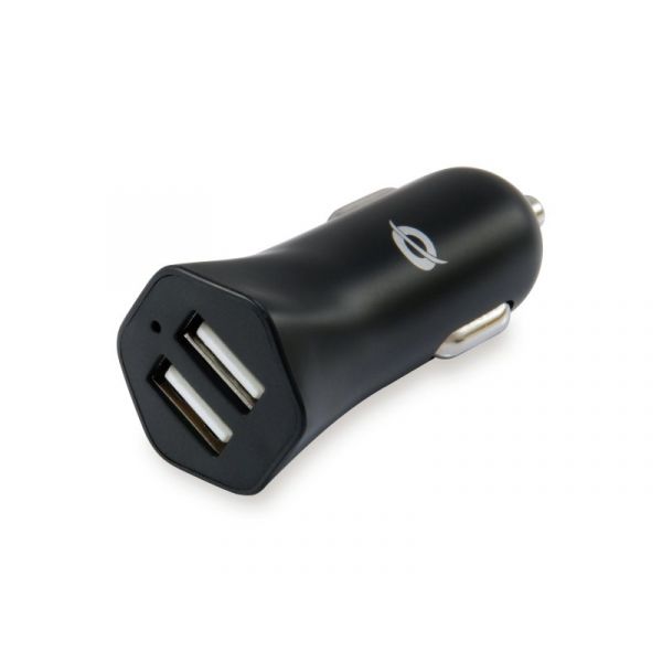 Conceptronic Carregador Isqueiro 2xUSB Black