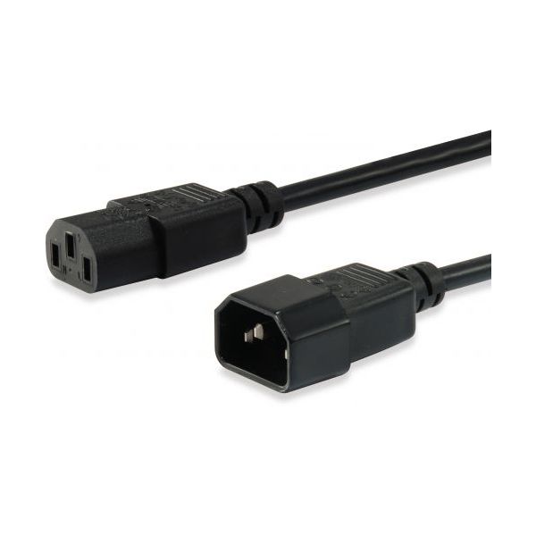 Equip - 112101 cable de transmisión Negro 3 m C13 acoplador C14 acoplador - 112101