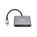 Equip Adaptador multifuncional USB-C 5 em 1 HDMI VGA HD15 USB PD de 100 W USB 3.0 AUX