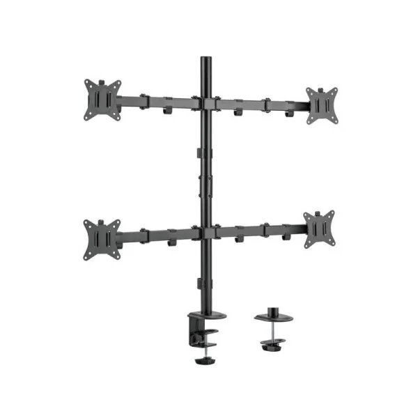 Equip Suporte de Montagem de Mesa para Monitor Quádruplo Articulado 650159 17"-32"