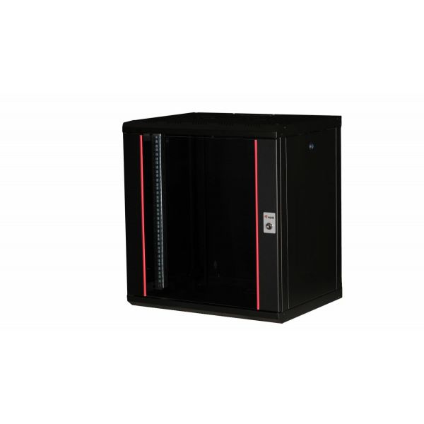 Equip Armário Bastidor 19" 12U 600x450mm Preto