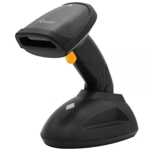 Equip 351025 Leitor de Código de Barras 1D Laser Wireless Long Distance + Suporte