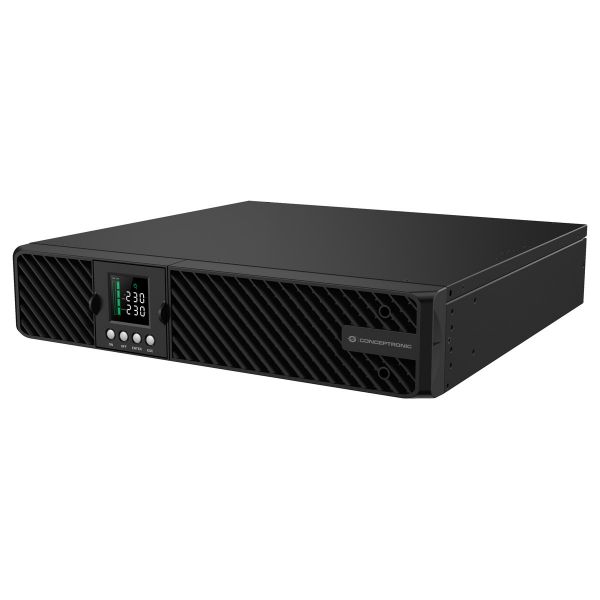 Bateria Sai Conceptronic 3kVA 9Ah 4h Autonomia Onda Senoidal Pura USB Rack LCD Proteção Total
