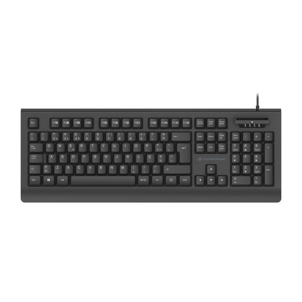 Teclado Conceptronic KAYNE01ES QWERTY Espanhol Preto