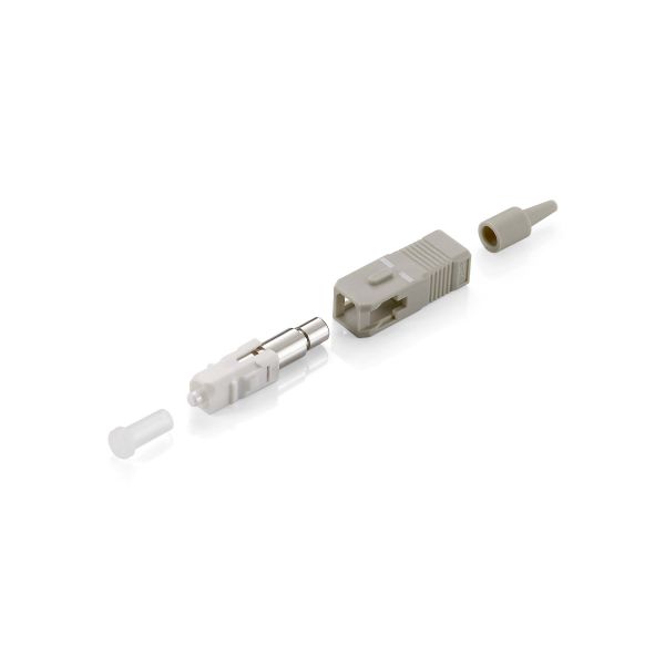 Equip Adaptador Fibra Ótica SC Multimodo Bege 12 Unidades