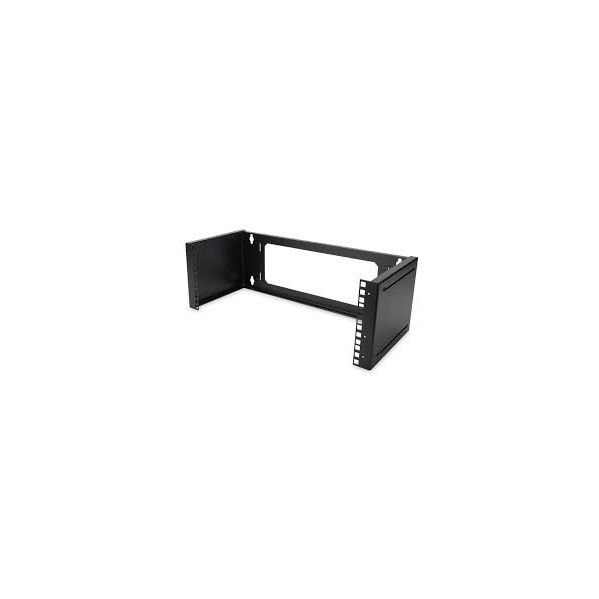 Digitus 4U wall mounting patch bracket, 183x528x225 mm adjustable depth, color black (RAL 9005) color black (RAL 9005) - DN-19 PB-4U-SW