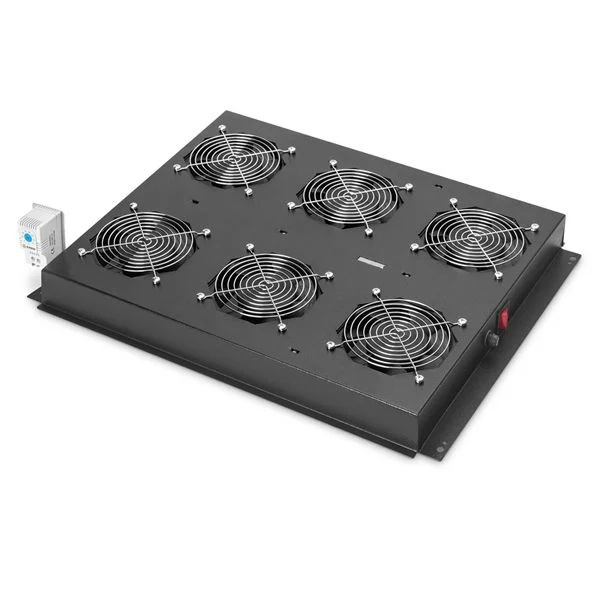 Digitus Ventilador para Bastidor 6 Ventoinhas + Termostato - DN-19 FAN-6-SRV-B