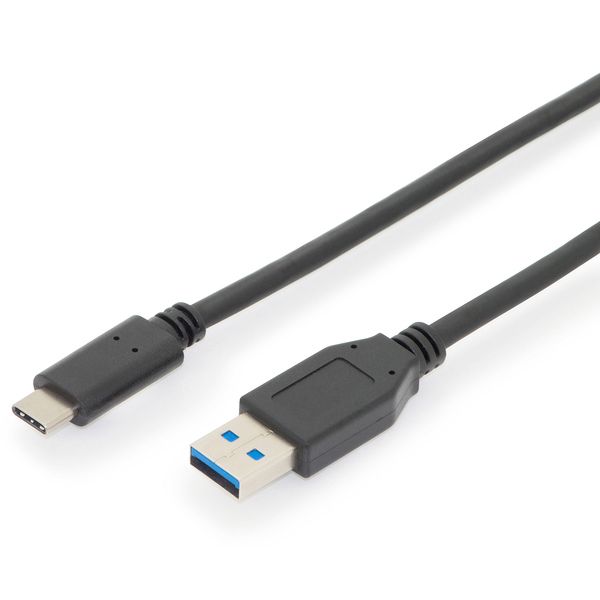 Digitus Cabo Adaptador USB 3.1 para USB-C 1m Black