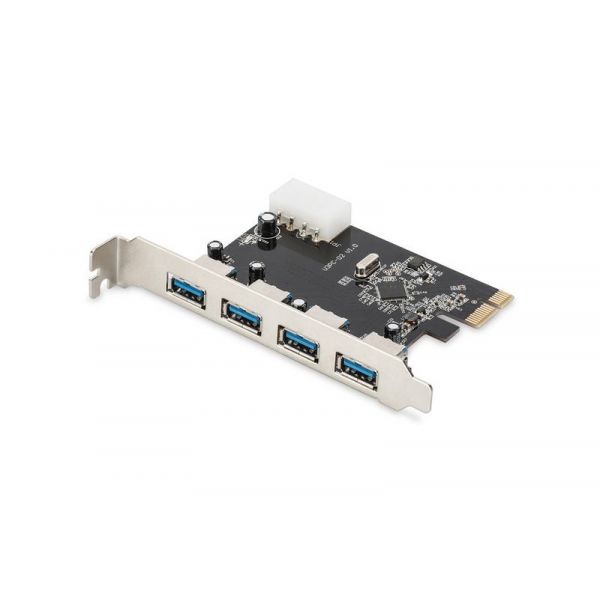 Digitus USB 3.0 4 PORT PCI EXPRESS ADD-ON CARD 4 PORTS A/F EXTERNAL - DS-30221-1
