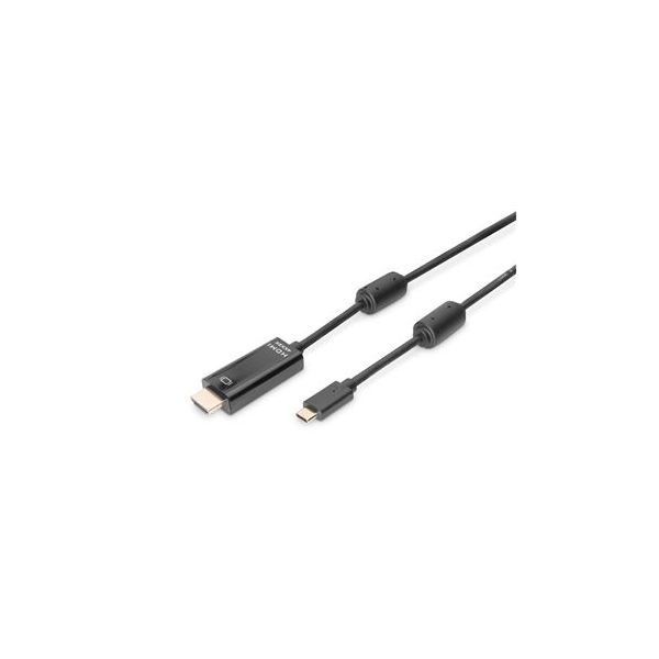 Digitus Cabo USB-C para HDMI 4K 2m Black - AK-300330-020-S