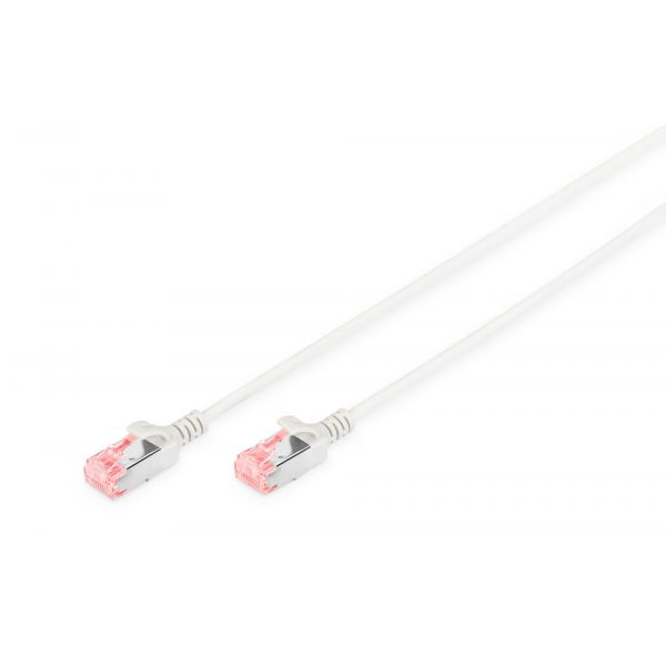 Digitus Cabo Cabo de Rede/Patch Cord Cat 6 U/FTP Slim Cu, Lszh Awg 28/7, Comprimento 2 M, Cor Cinzento | DK-1624-020S